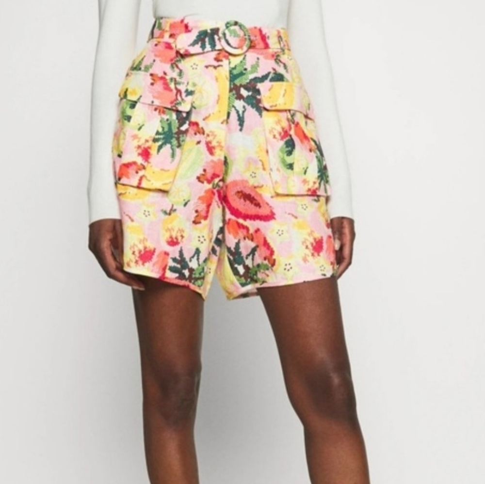 FARM Rio Multicolor Floral Cargo Shorts